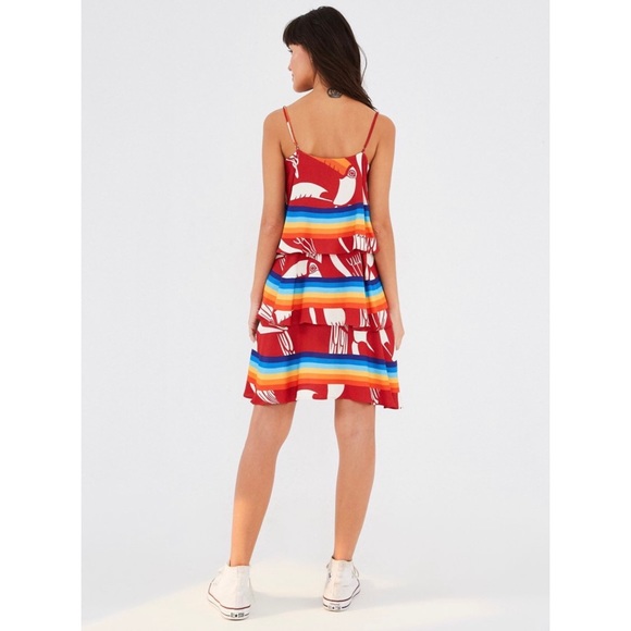 FARM Rio Tucano Tiered Mini Dress -Size M- NWT - Picture 4 of 10